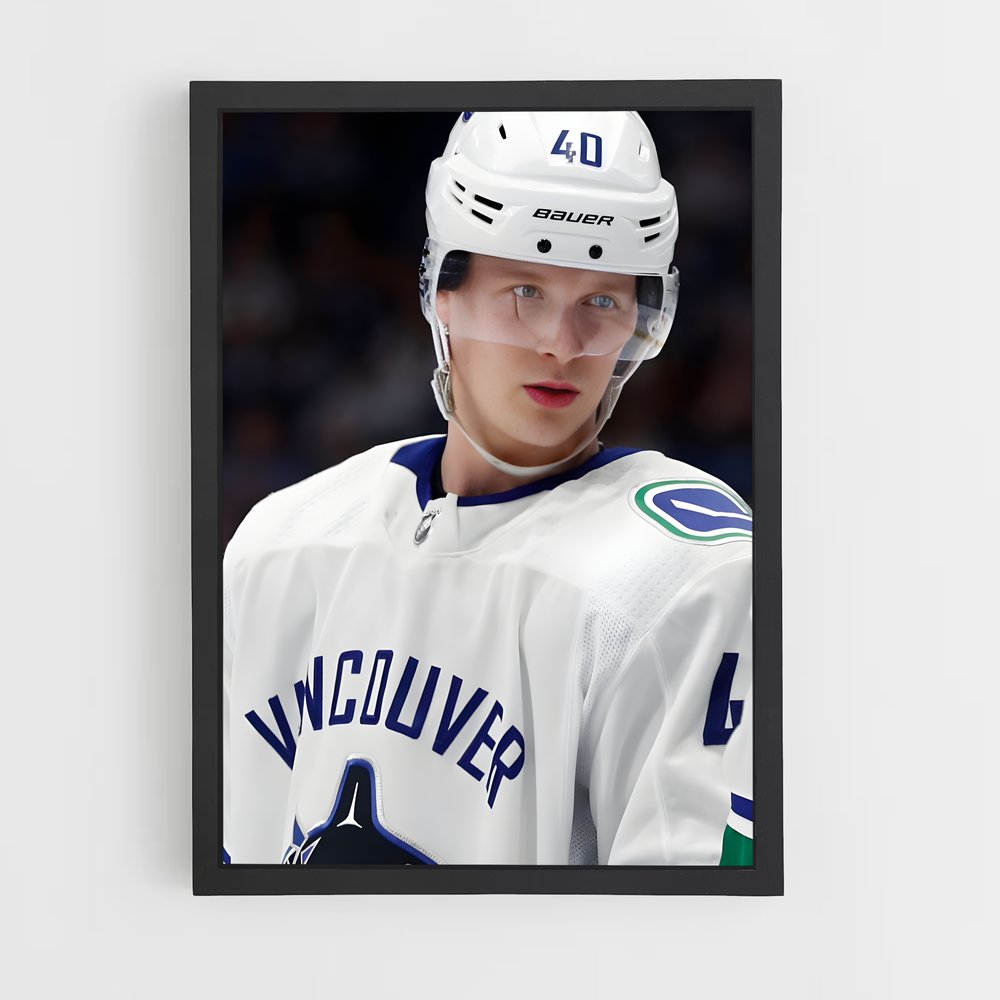 Poster L'Étoile des Canucks – affiche Hockey sur glace (vue 2)